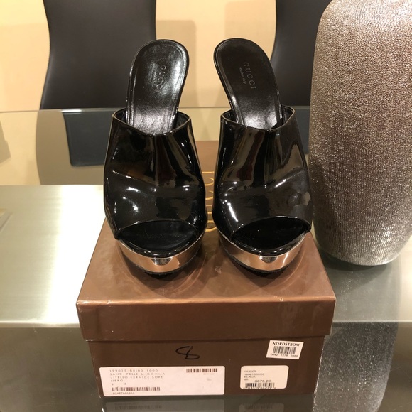 Authentic Gucci Gomma Mules π - Picture 2 of 9